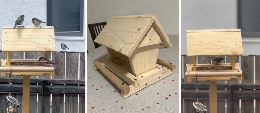 Vogelhaus bauen – einfache Anleitung (DIY Futterhaus Schritt-für-Schritt)