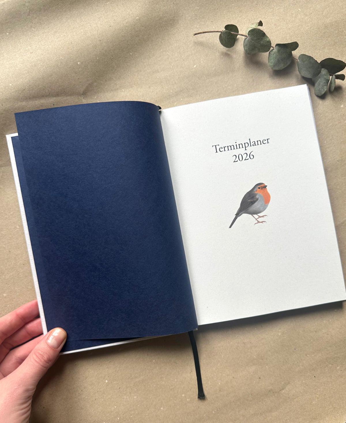 Vogel Planer 2026 – Nachhaltiger Terminplaner im A5-Format mit Illustrationen heimischer Vögel