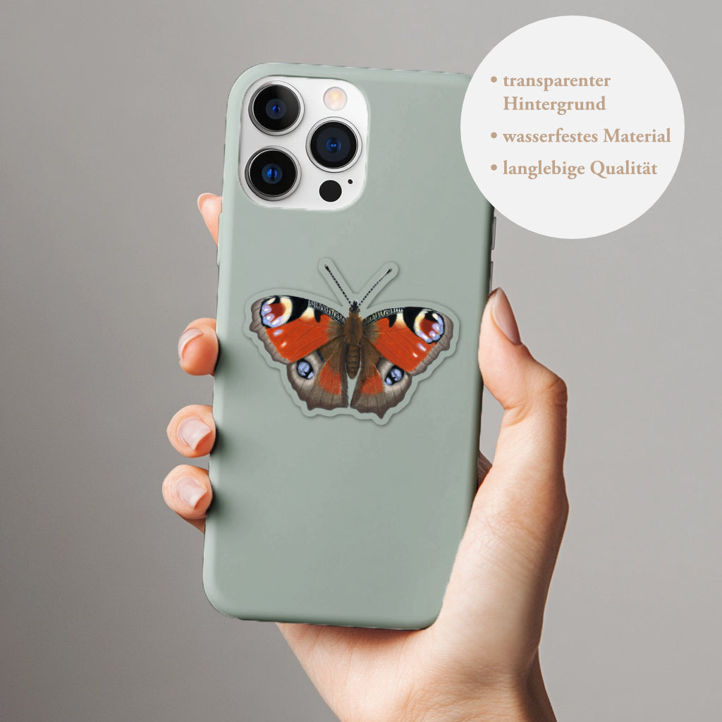 vinyl sticker auf handy huelle