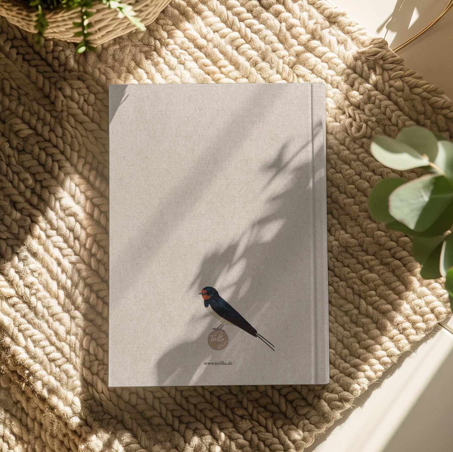 Rückseite des Vogel Planers 2026 mit Rauchschwalbe