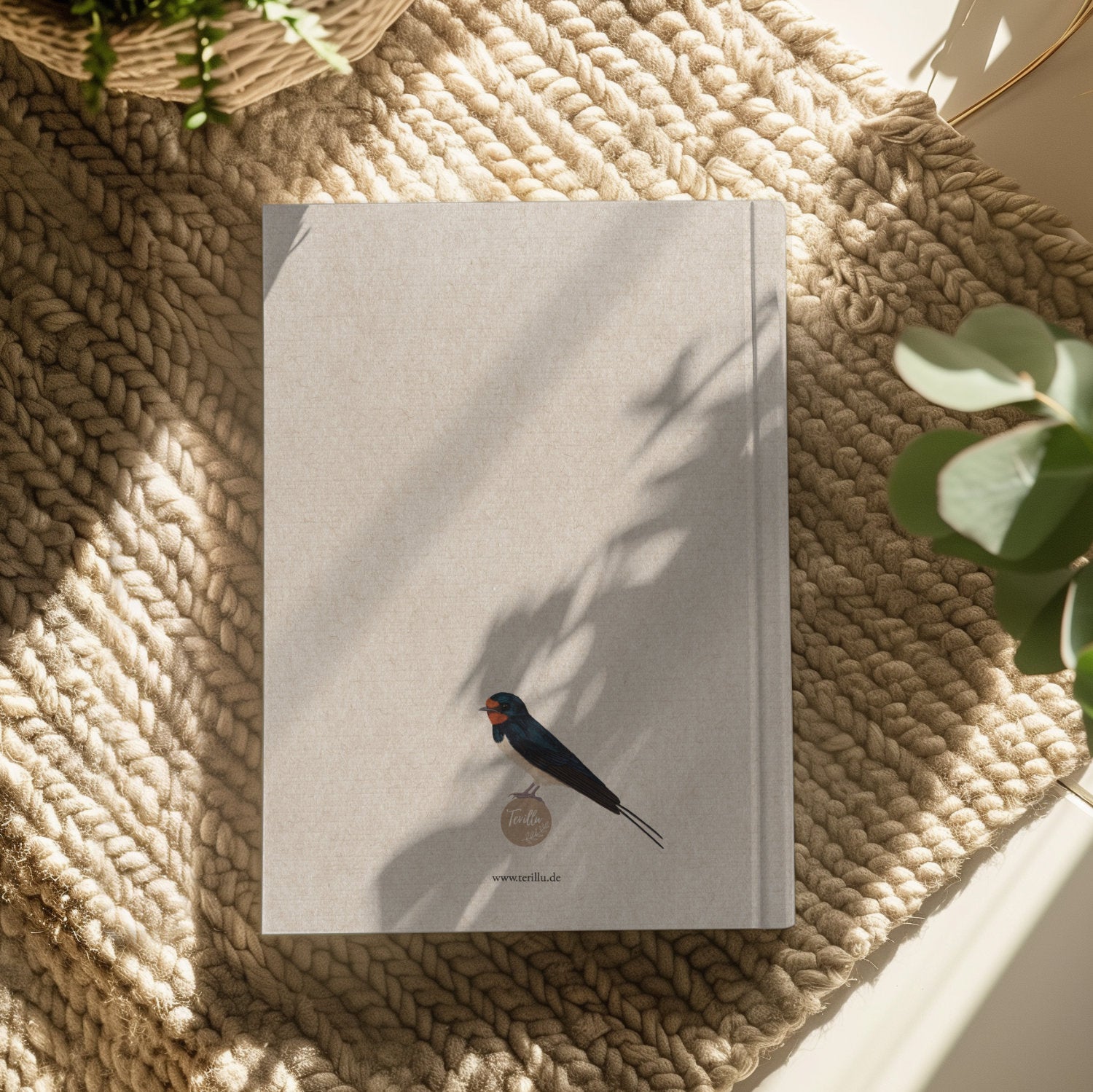 Rückseite des Vogel Planers 2026 mit Rauchschwalbe