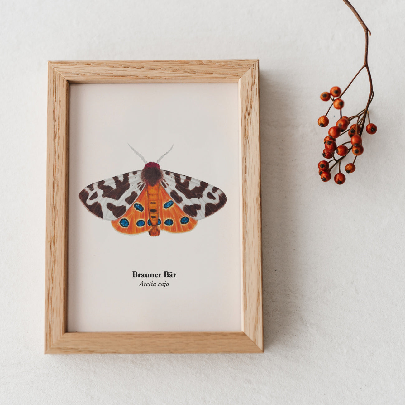 gerahmter mini Natur Kunstdruck